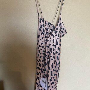 Princess Polly Sz $ short Cheeta Dress. New with Tags
